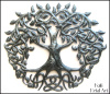 Tree of Life, Metal Tree Wall Art, Metal Tree Wall Hanging, Haitian Metal Art - 34"